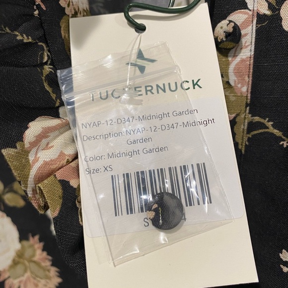 Tuckernuck Midnight Garden Floral Tate Dress Women’s Size XS NWT - Picture 3 of 6